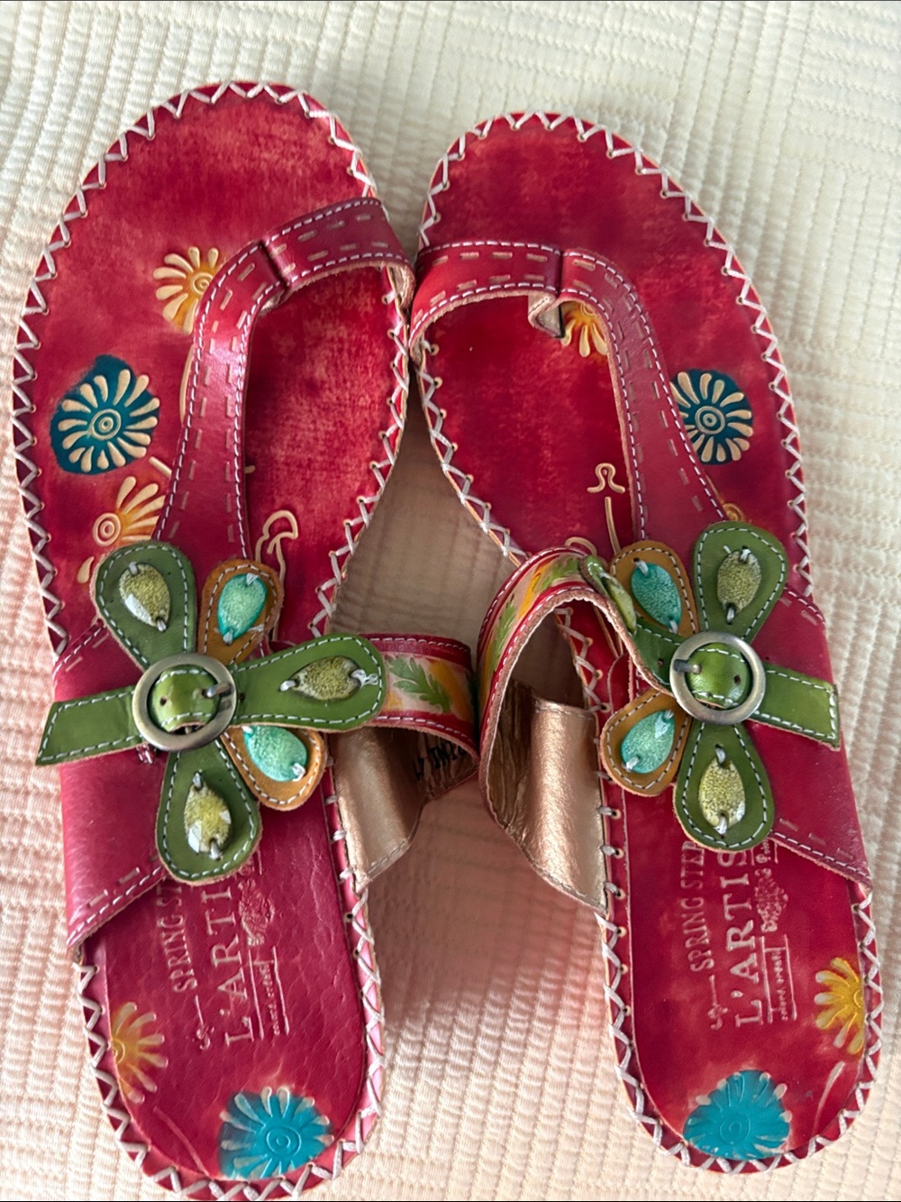 Spring Step l’Artiste floral sandals. NWOT. - Picture 5 of 5
